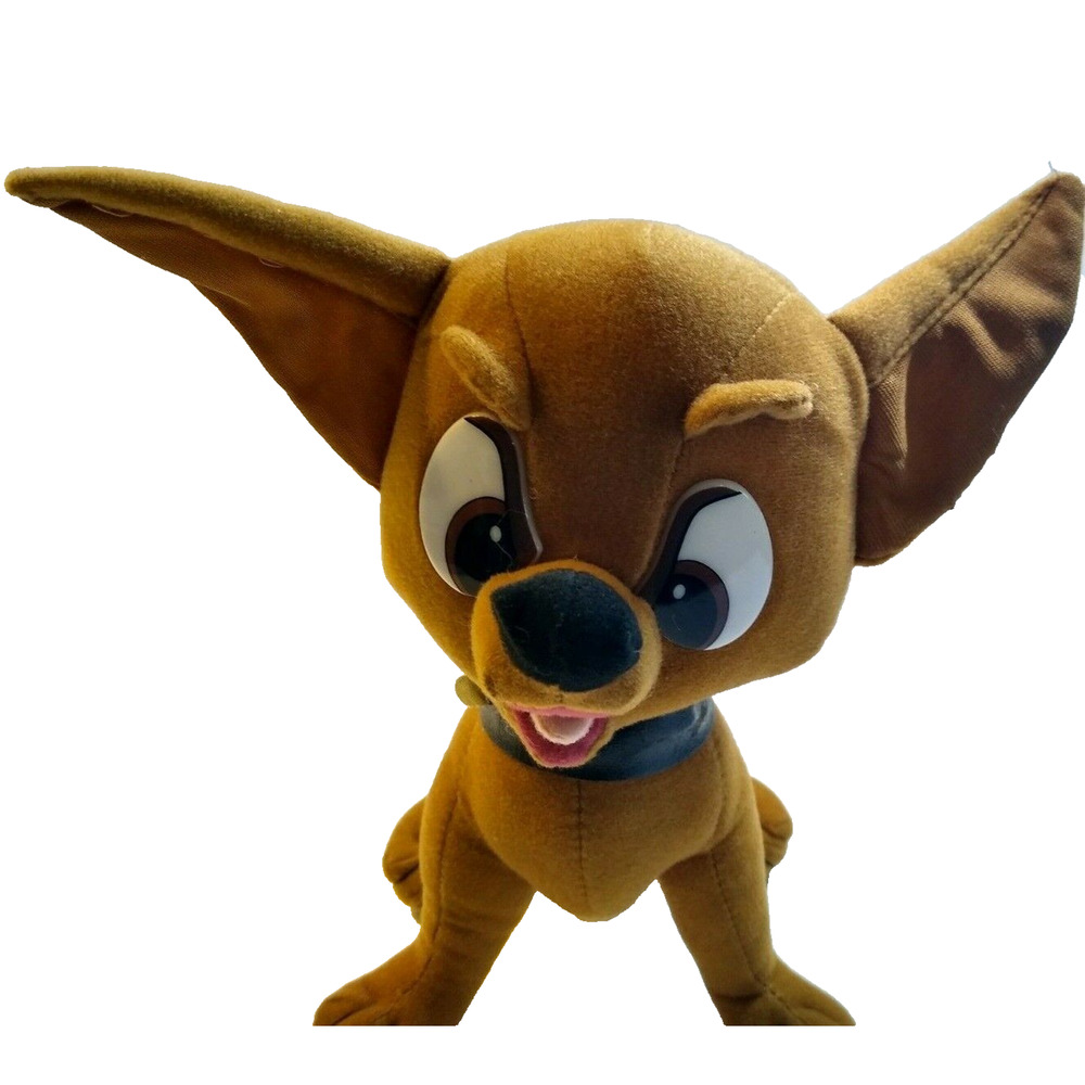 Chihuahua Dog Vintage Plush 10" Stuffed Animal With Tags Ace 1990's Brown Puppy